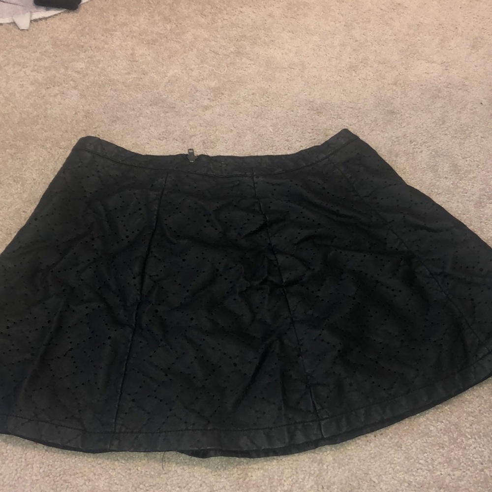 Jessica Simpson faux leather skirt